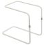 Bed cradle adjustable white background