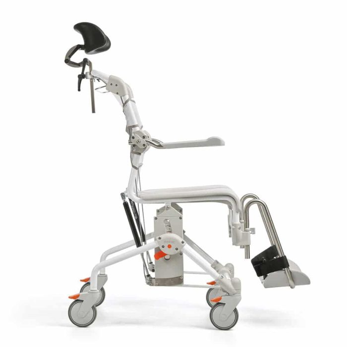 Etac Swift Mobil Tilt-2 Shower Commode with Pan Holder - Image 2