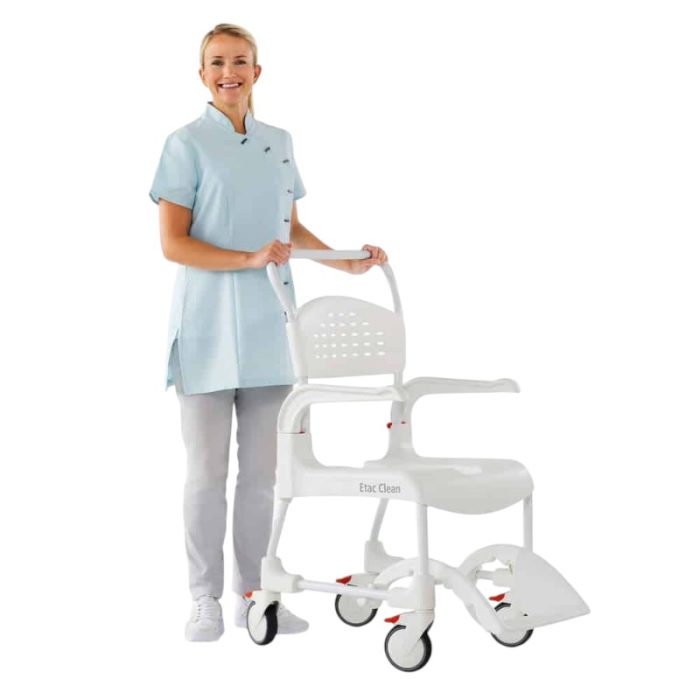 Etac Clean Attendant Propelled Shower Commode - Image 4
