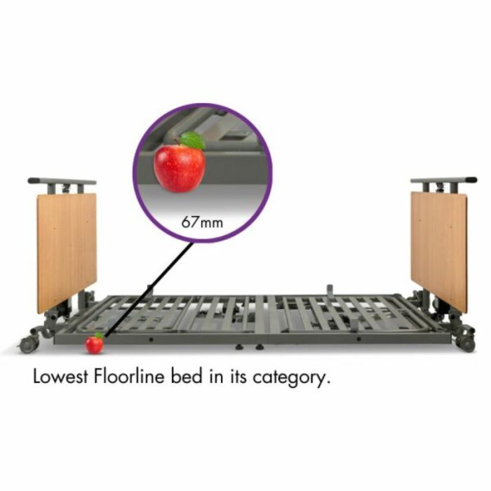 Floorline adjustable bed lo lo