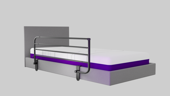 Full length side rail render