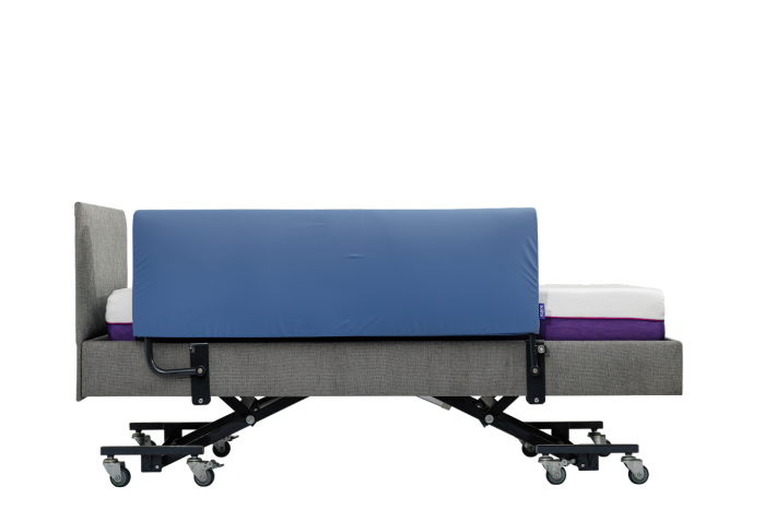 Full length side rail with cradle cover