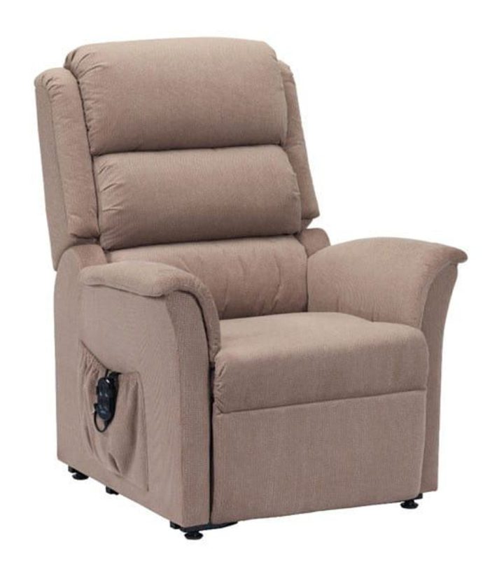 PORTLAND Dual Motor Riser Recliner – Standard mushroom beige