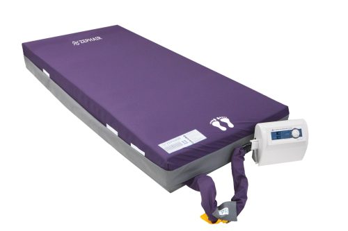 Zephair alternating air mattress scaled with cover