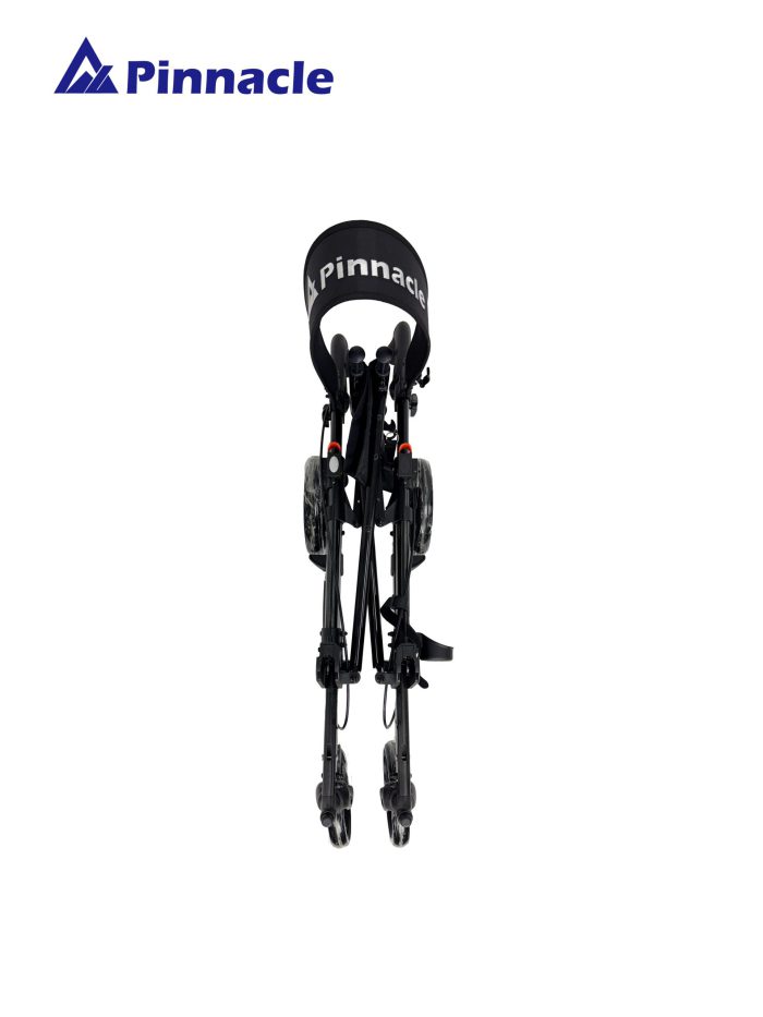 Pinnacle Steadystep Rollator black folded