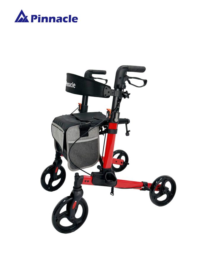 Pinnacle Steadystep Rollator red