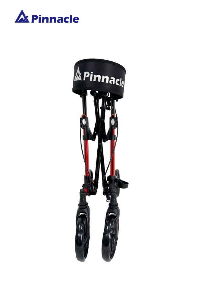 Pinnacle Steadystep Rollator folded white background